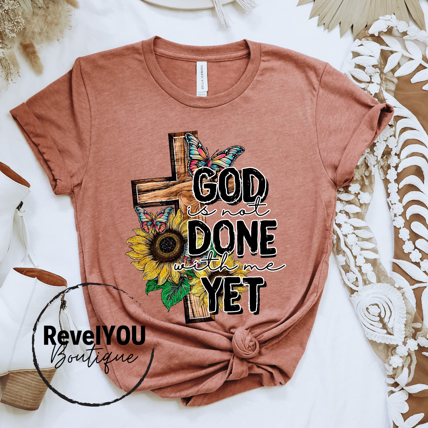 God's Not Done With Me Yet - Unisex Crew
