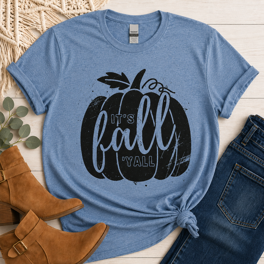 It's Fall Yall Gildan XL - Heather indigo