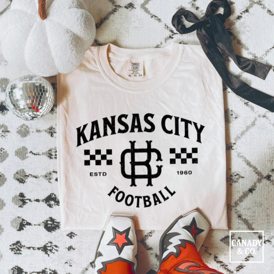 Black Vintage KC Football