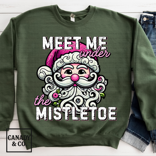 Meet Me Under The Mistletoe Santa