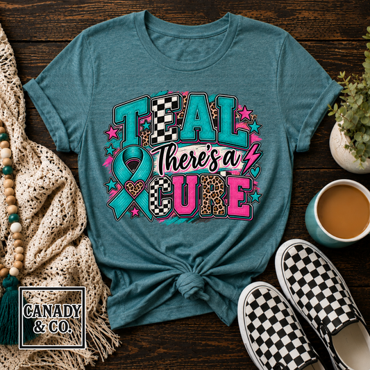 Teal There's A Cure