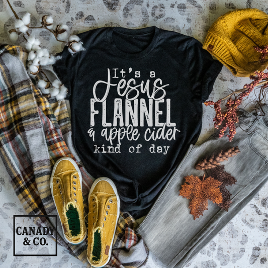 Jesus Flannel Apple Cider Kinda Day