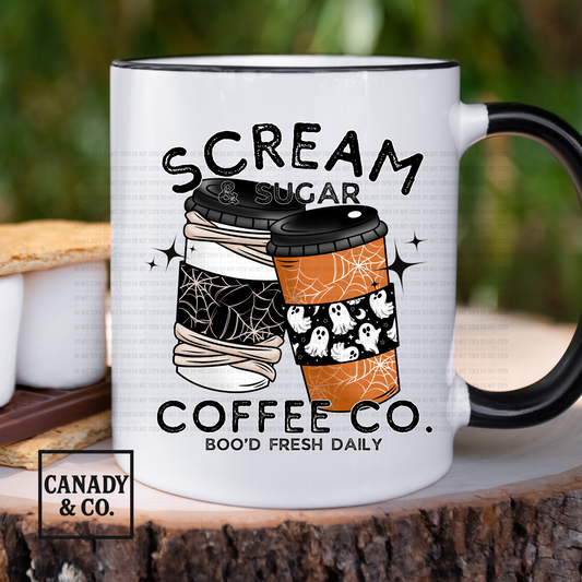 Scream & Sugar Coffee Co -  11oz Mug