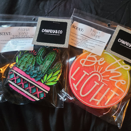 Freshie Set - Be The Light/Succulent