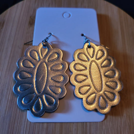 Silver Rodeo Earring