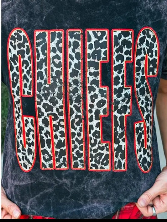 Chiefs Leopard T Shirt